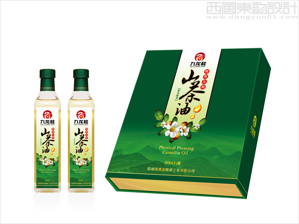 澳加糧油工業(yè)有限公司山茶油禮盒設(shè)計(jì)、山茶油瓶簽設(shè)計(jì)