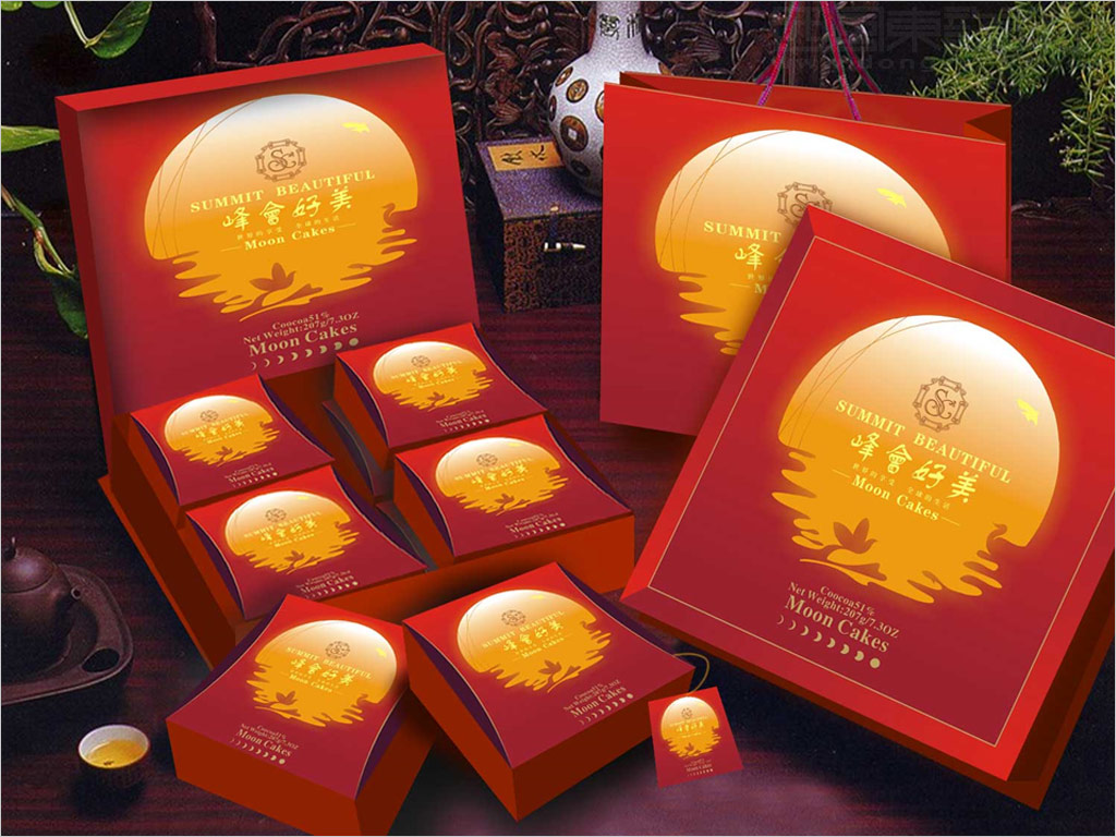 尊堡峰會(huì)俱樂部峰會(huì)·好美月餅禮盒包裝設(shè)計(jì)