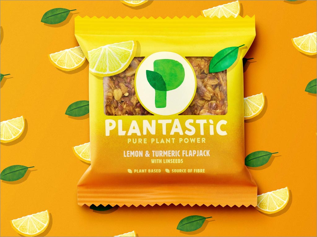 英國Plantastic橙子味休閑食品包裝袋設(shè)計(jì)