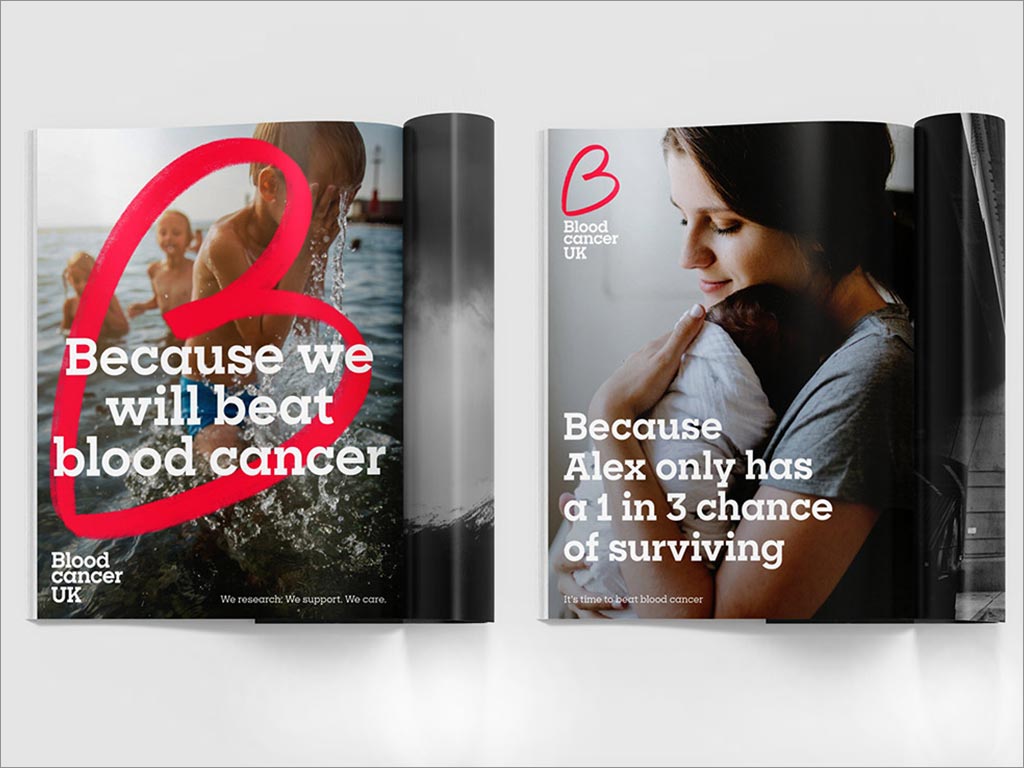 英國血液癌癥協(xié)會(huì)Blood Cancer UK品牌形象設(shè)計(jì)之宣傳畫冊(cè)設(shè)計(jì)