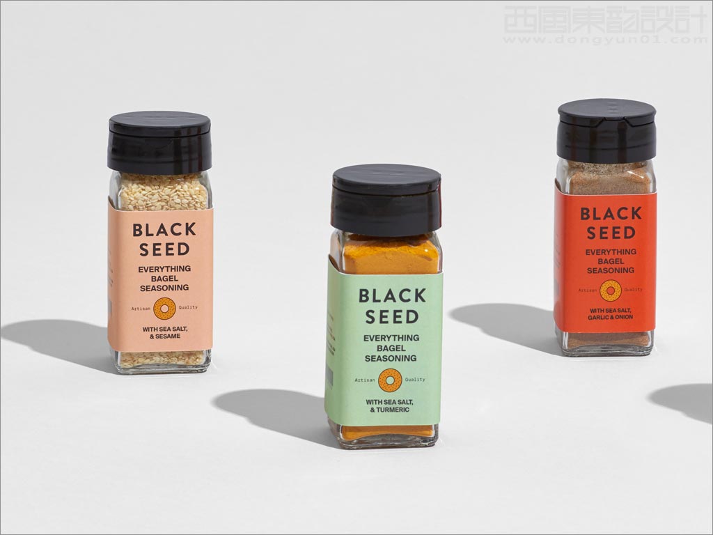 美國Black Seed Bagel調(diào)味食品包裝設(shè)計(jì)