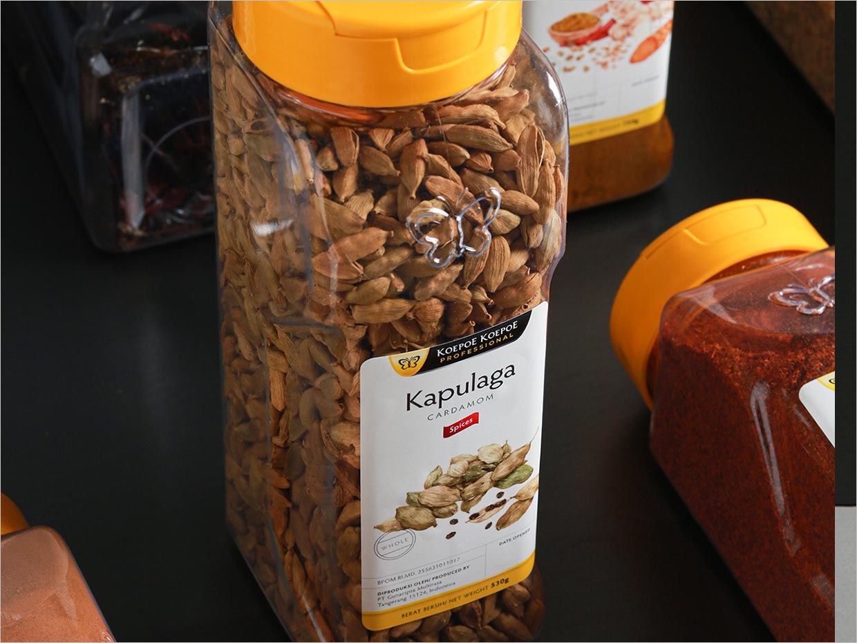 印度尼西亞Koepoe Koepoe調(diào)味料瓶簽包裝設計