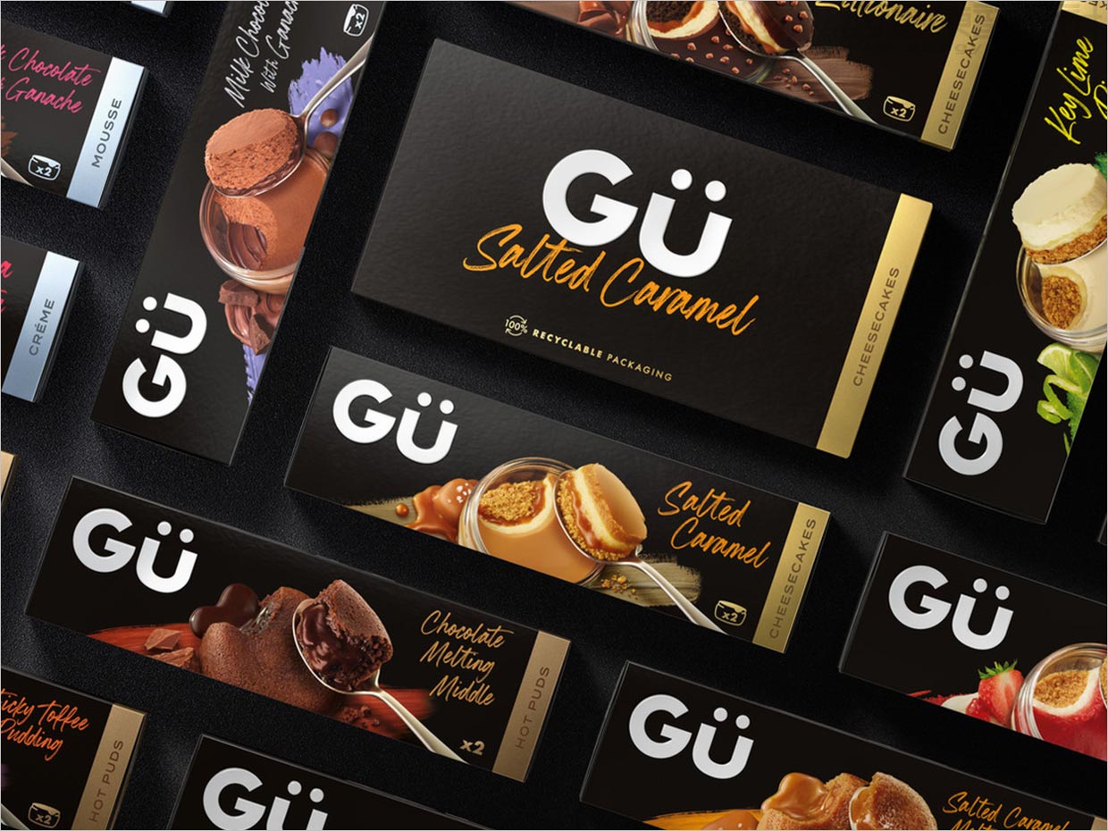 英國Gü甜品烘焙食品包裝設(shè)計(jì)