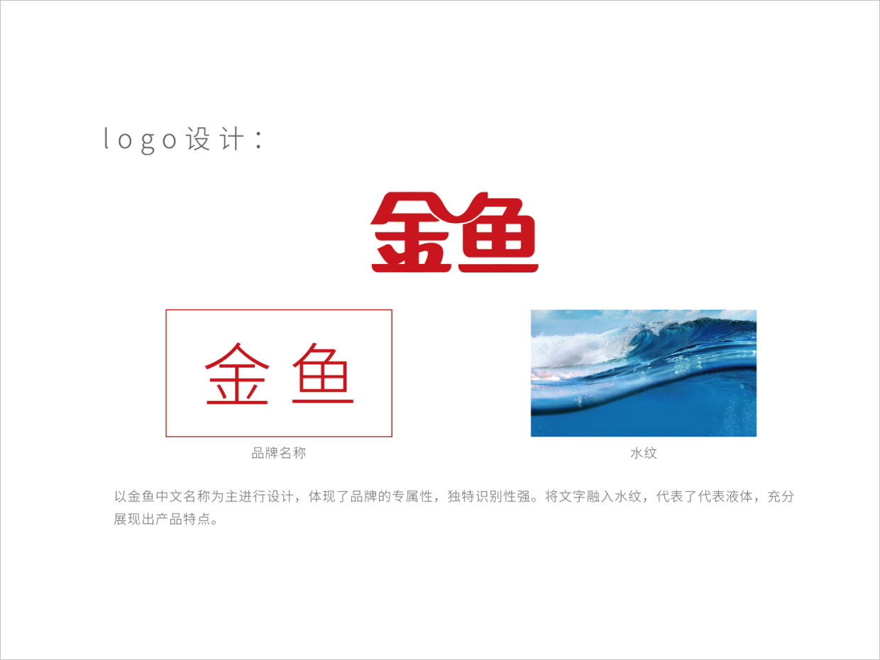 北京金魚日化洗滌用品logo設(shè)計理念說明
