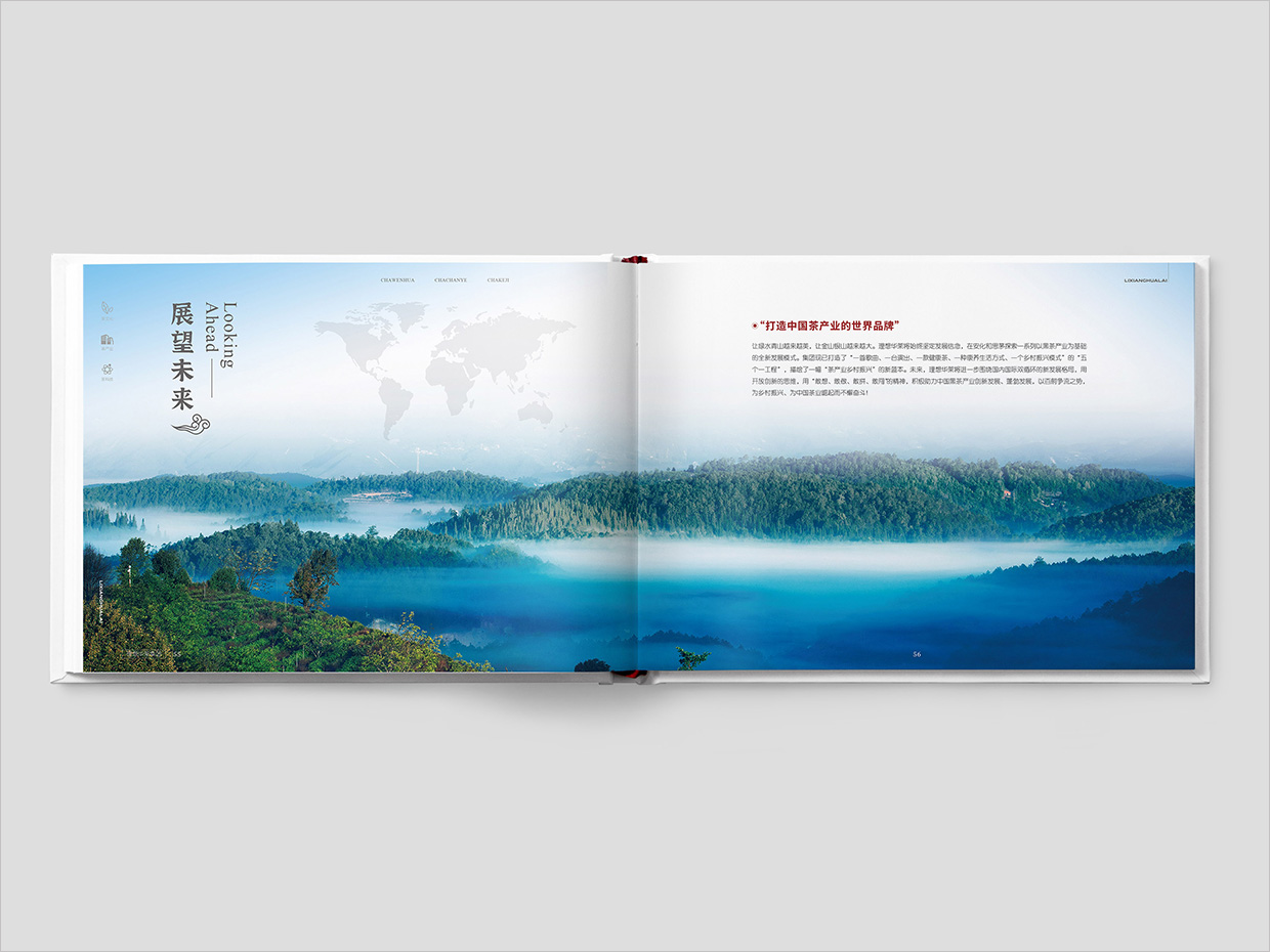 理想華萊科技集團(tuán)公司畫冊設(shè)計(jì)之展望未來頁面設(shè)計(jì)